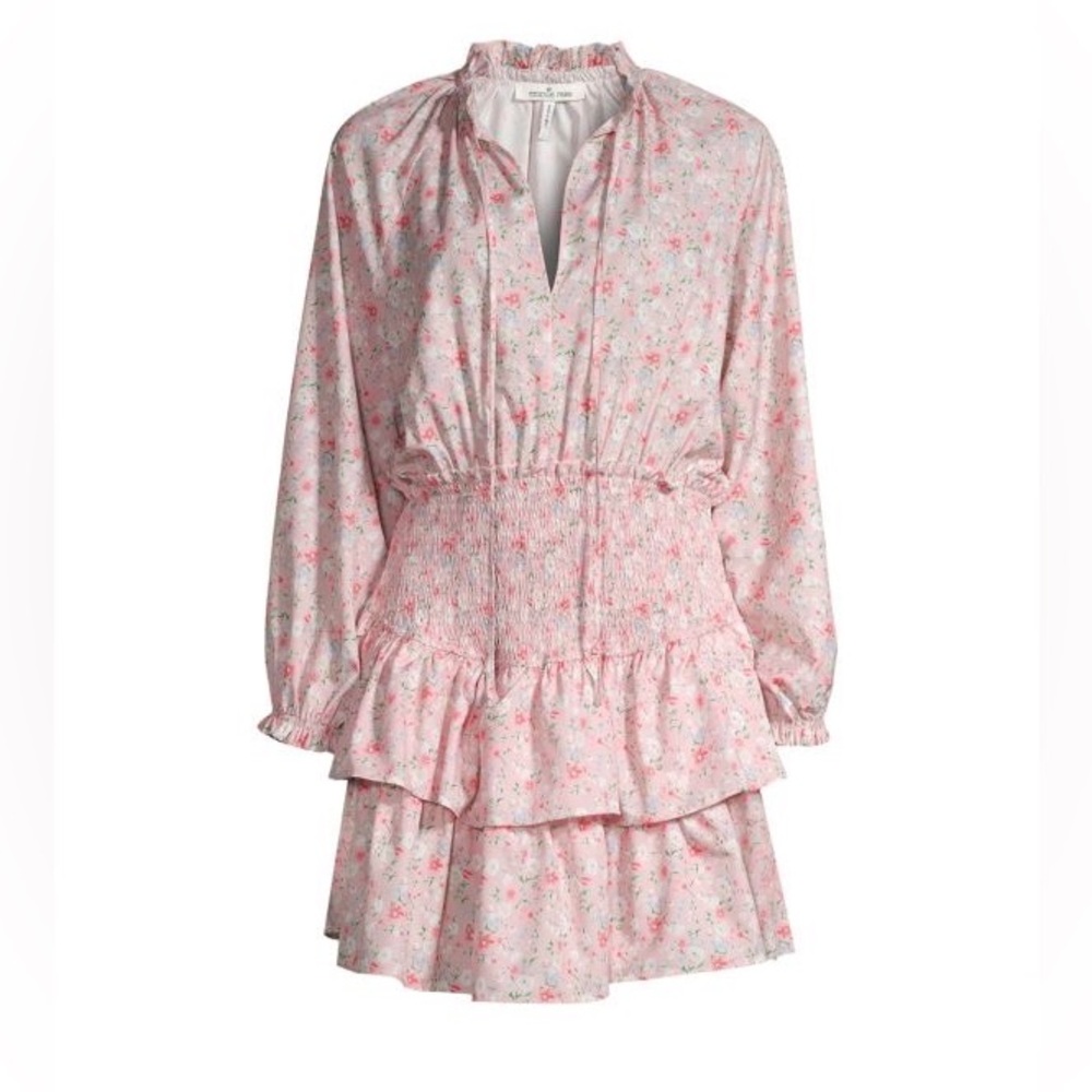 NWT Beautiful smocked floral mini dress